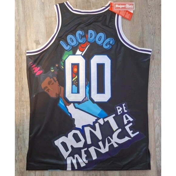 DON'T BE A MENACE Headgear Classics B-BALL Jersey Sz 2X NWT (CAN FIT AS A LG) - Picture 2 of 5